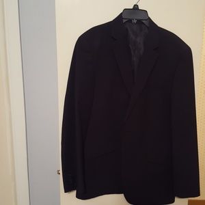 Kenneth Cole black pinstriped suit